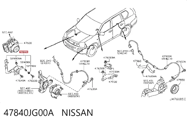  47840JG00A Nissan/Infiniti