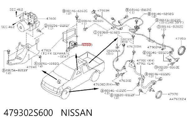  479302S600 Nissan/Infiniti