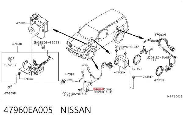  47960EA005 Nissan/Infiniti