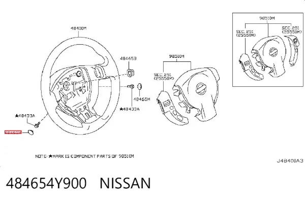  484654Y900 Nissan/Infiniti