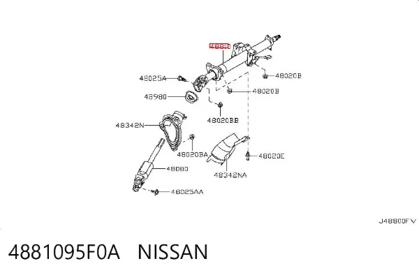 Columna dirección Nissan Almera CLASSIC