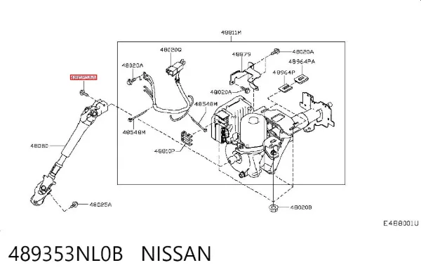  489353NL0B Nissan/Infiniti