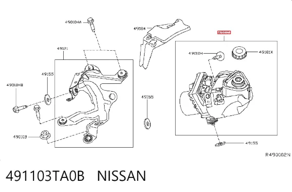 Bomba de dirección Nissan Altima L33