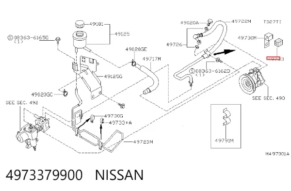  4973379900 Nissan/Infiniti