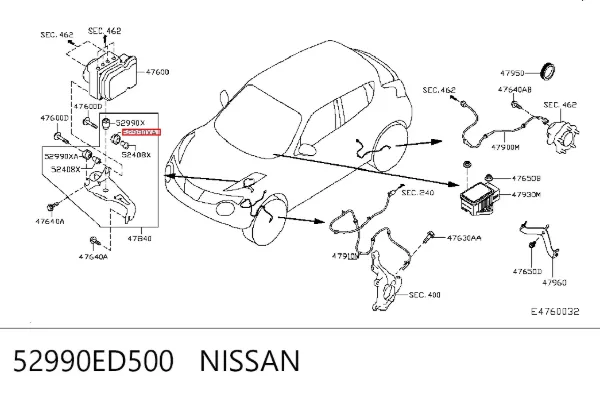  52990ED500 Nissan/Infiniti