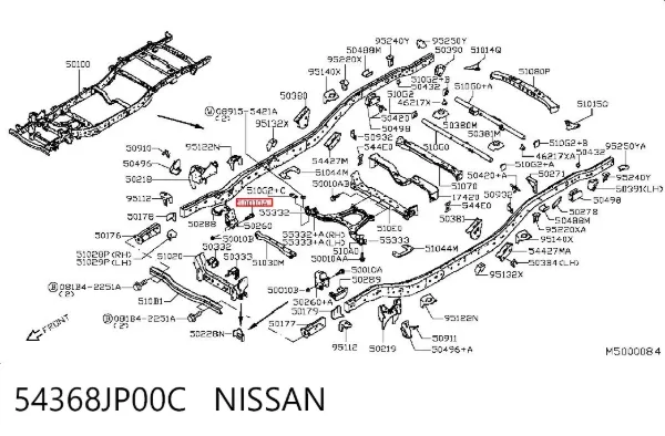  54368JP00C Nissan/Infiniti