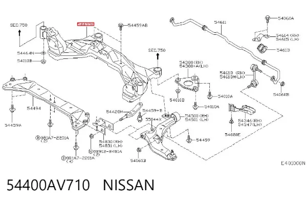 Puente delantero Nissan Primera P12
