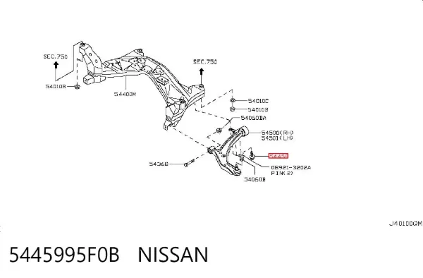  5445995F0B Nissan/Infiniti