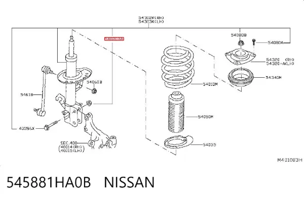  545881HA0B Nissan/Infiniti