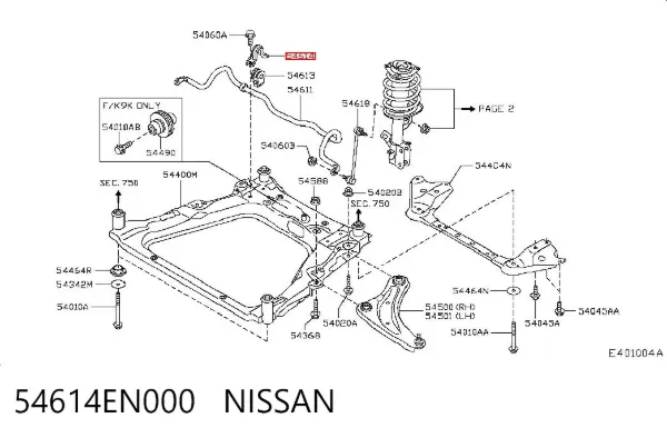  54614EN000 Nissan/Infiniti