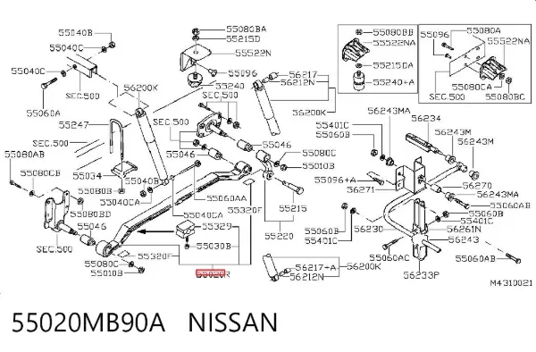  55020MB90A Nissan/Infiniti