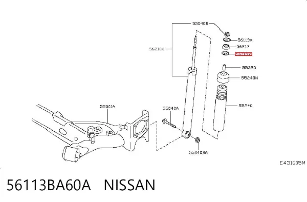  56113BA60A Nissan/Infiniti
