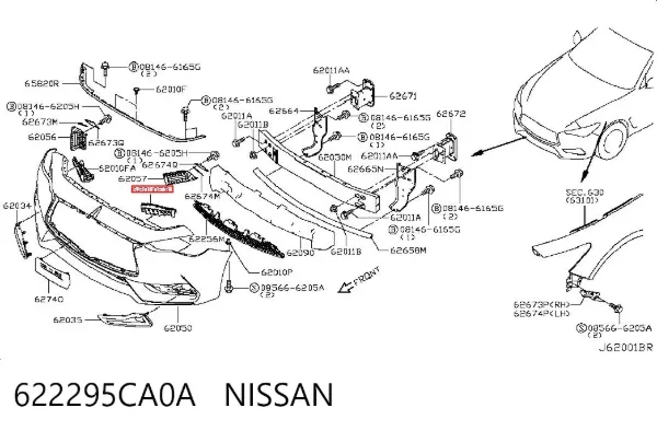  622295CA0A Nissan/Infiniti