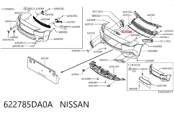  622785DA0A Nissan/Infiniti