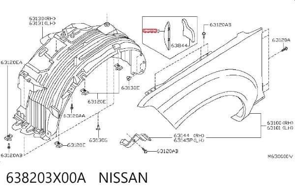  638203X00A Nissan/Infiniti