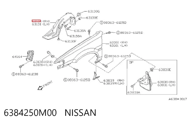 Paso rueda Nissan Sunny II