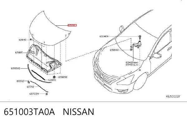 Capó Nissan Altima L33