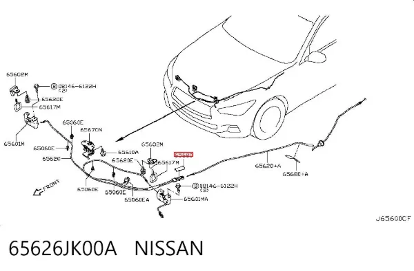  65626JK00A Nissan/Infiniti