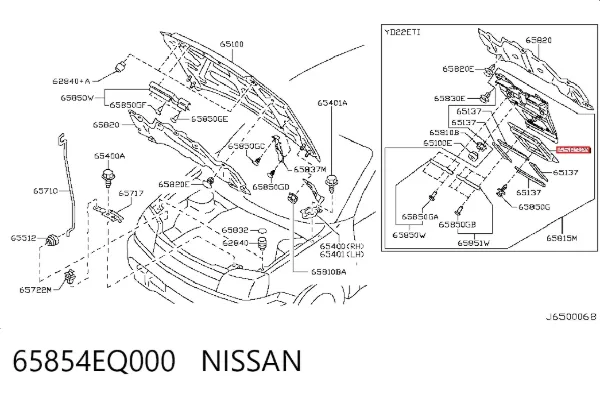  65854EQ000 Nissan/Infiniti