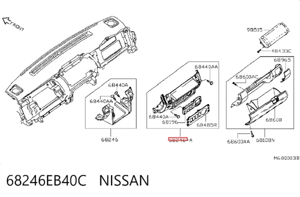  68246EB40C Nissan/Infiniti