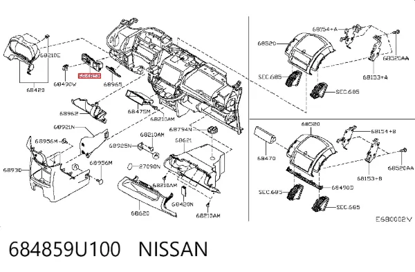  684859U100 Nissan/Infiniti