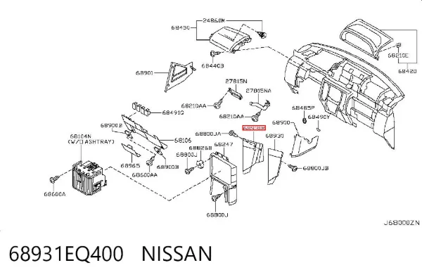  68931EQ400 Nissan/Infiniti