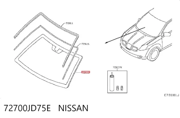 Parabrisas Nissan Qashqai I