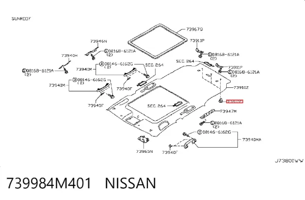  739984M401 Nissan/Infiniti