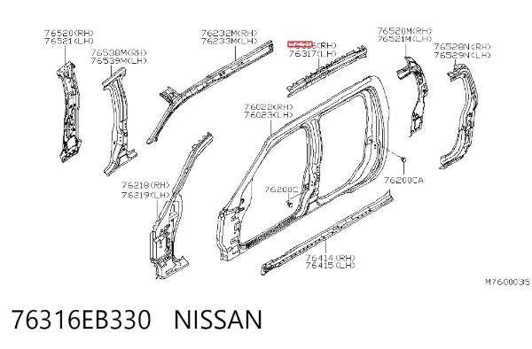  76316EB330 Nissan/Infiniti