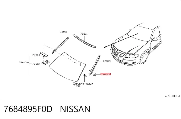  7684895F0D Nissan/Infiniti