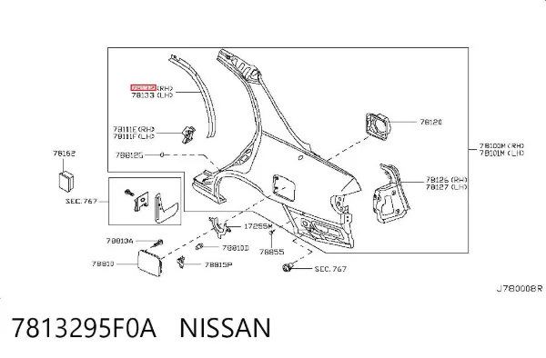  7813295F0A Nissan/Infiniti