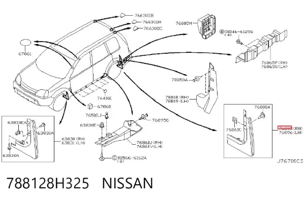  788128H325 Nissan/Infiniti