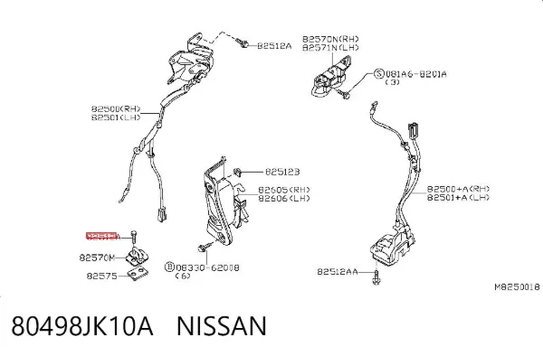  80498JK10A Nissan/Infiniti
