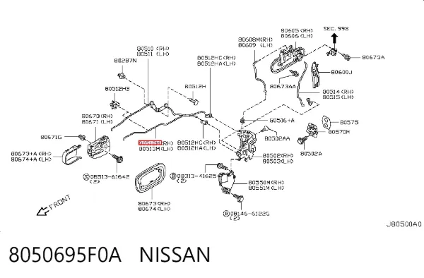  8050695F0A Nissan/Infiniti