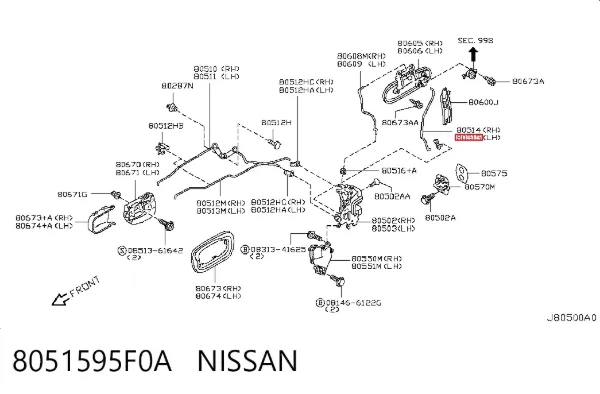  8051595F0A Nissan/Infiniti