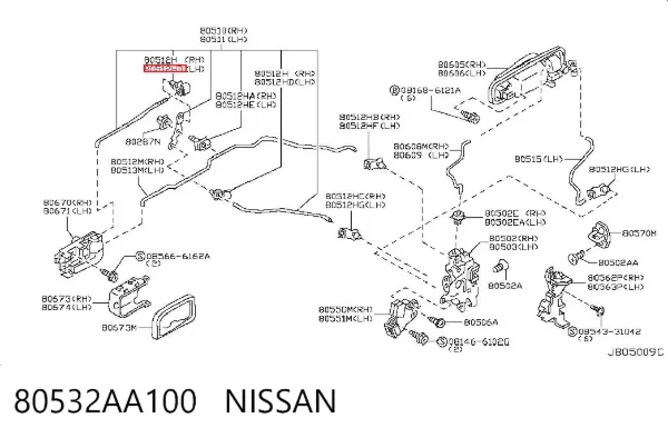  80532AA100 Nissan/Infiniti