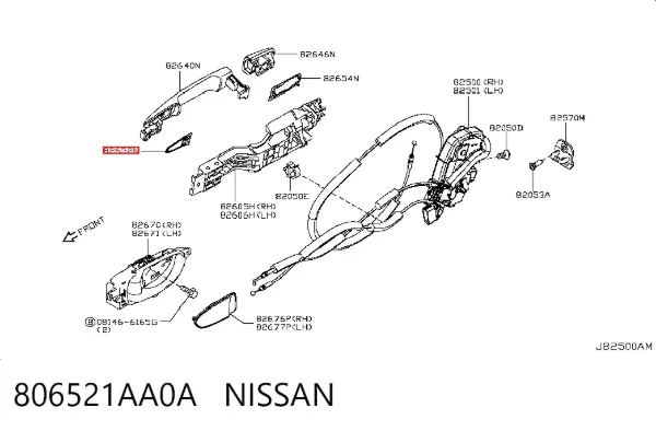  806521AA0A Nissan/Infiniti