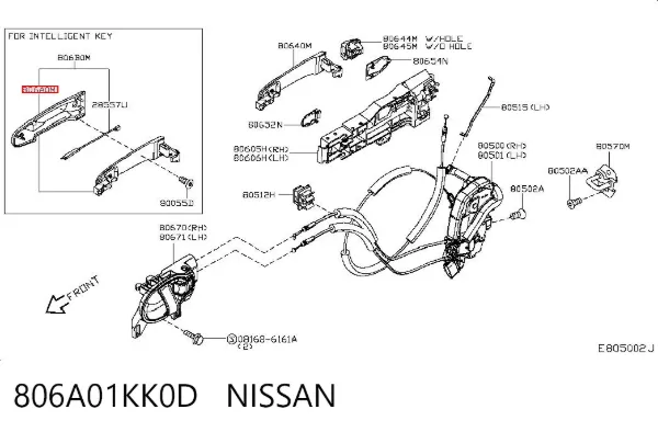  806A01KK0D Nissan/Infiniti