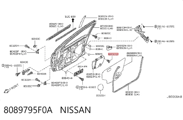  8089795F0A Nissan/Infiniti
