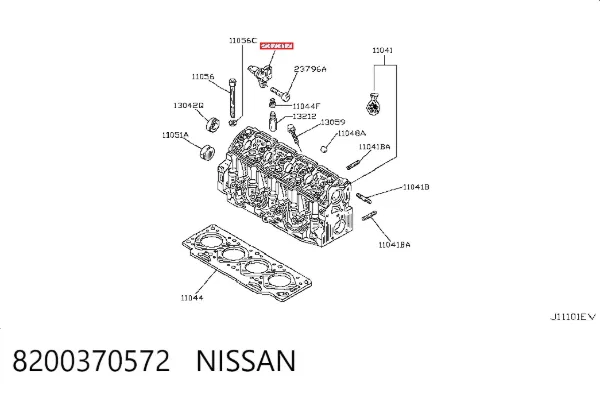 Sensor de árbol de levas 8200370572 Nissan/Infiniti