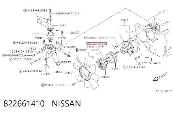 822661410 Nissan/Infiniti