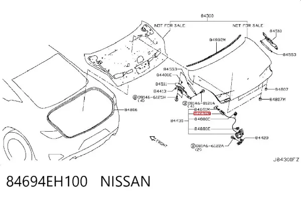  84694EH100 Nissan/Infiniti