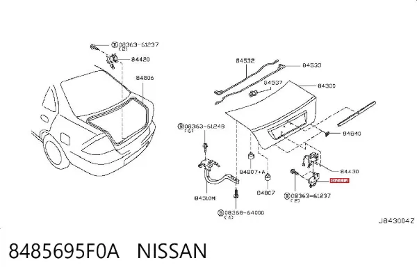  8485695F0A Nissan/Infiniti