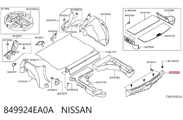  849924EA0A Nissan/Infiniti