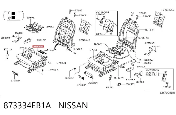 873334EB1A Nissan/Infiniti