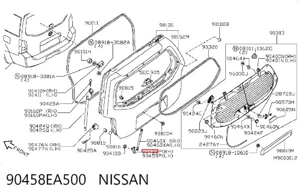  90458EA500 Nissan/Infiniti