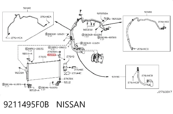  9211495F0B Nissan/Infiniti