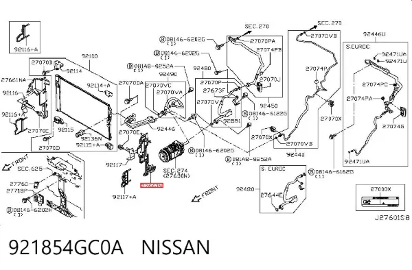  921854GC0A Nissan/Infiniti
