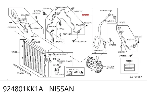  924801KK1A Nissan/Infiniti