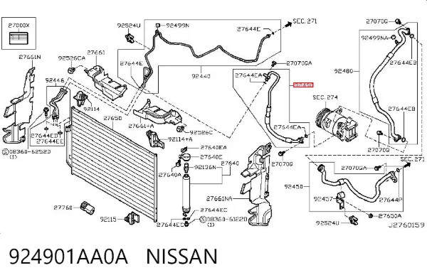  924901AA0A Nissan/Infiniti